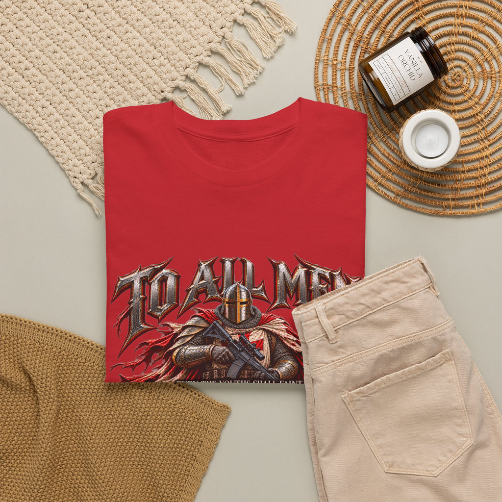 To All Men — Isaiah 40 Christian Warrior T-Shirt