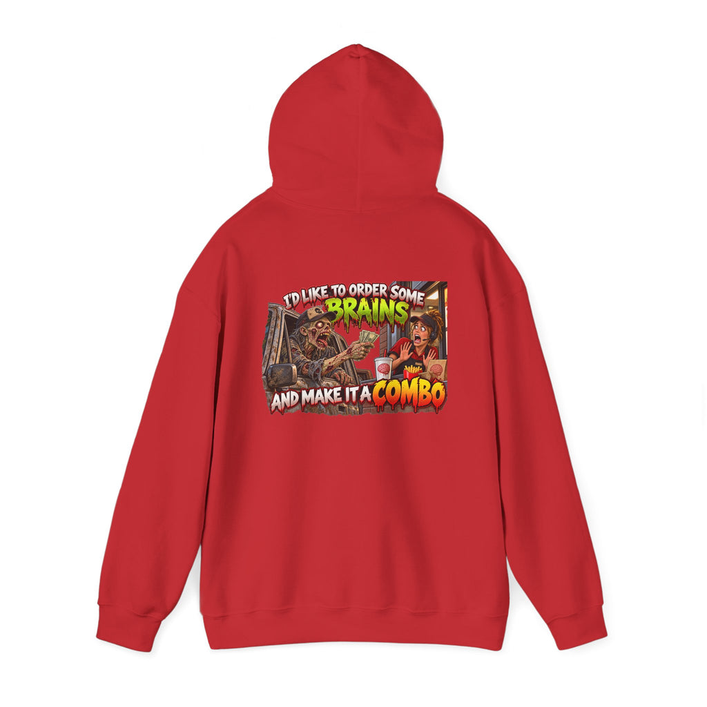 Brains Combo Meal — Officially Undead Zombie Hoodie