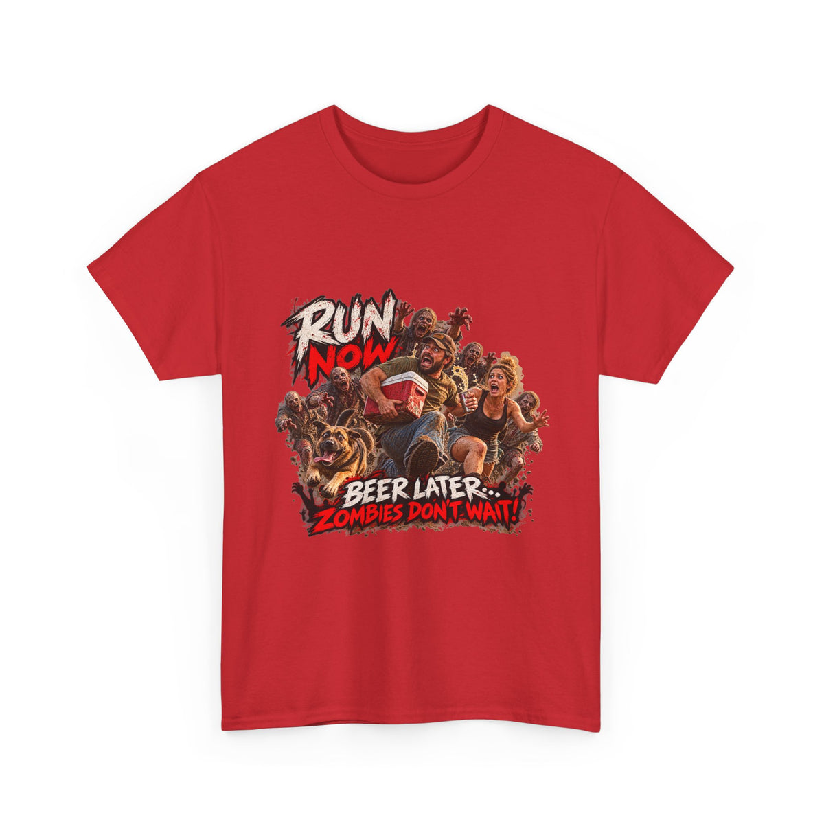 Run Now, Beer Later Zombie Run T-Shirt