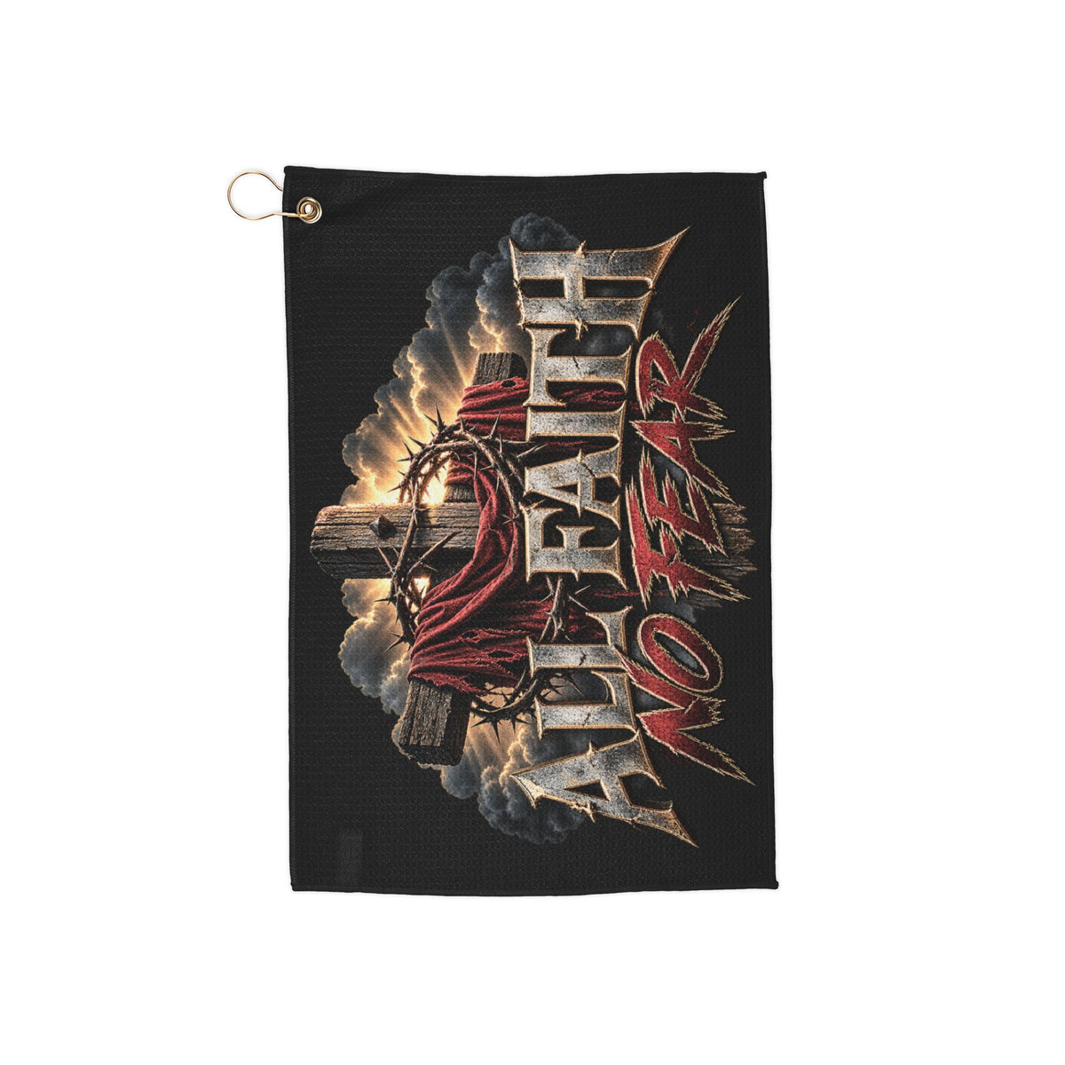 All Faith No Fear Christian Golf Towel