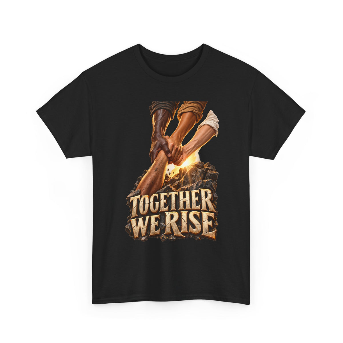 Together We Rise Inspirational Unity T-Shirt