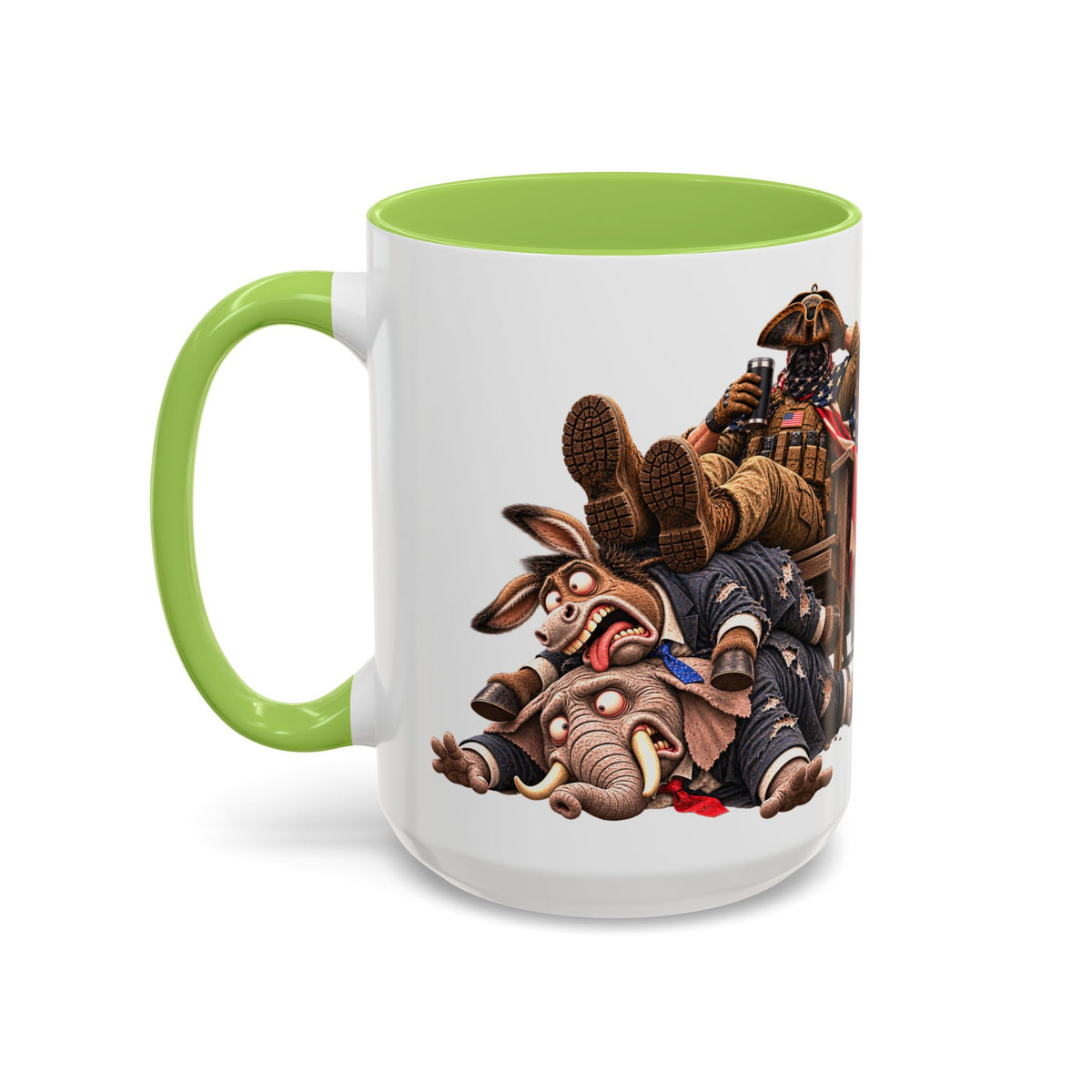 Lieutenant Patriot Political Satire 15oz Coffee Mug