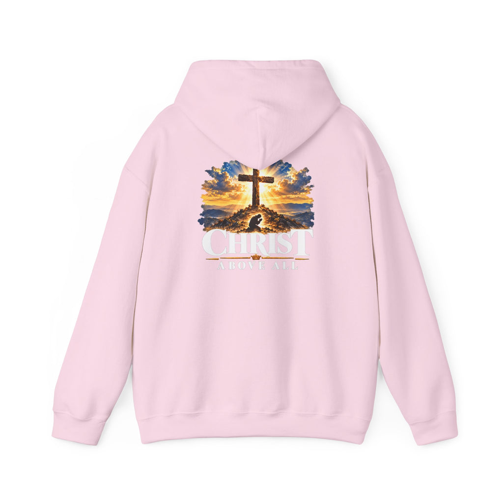 Christian Cross Sunset Faith Hoodie