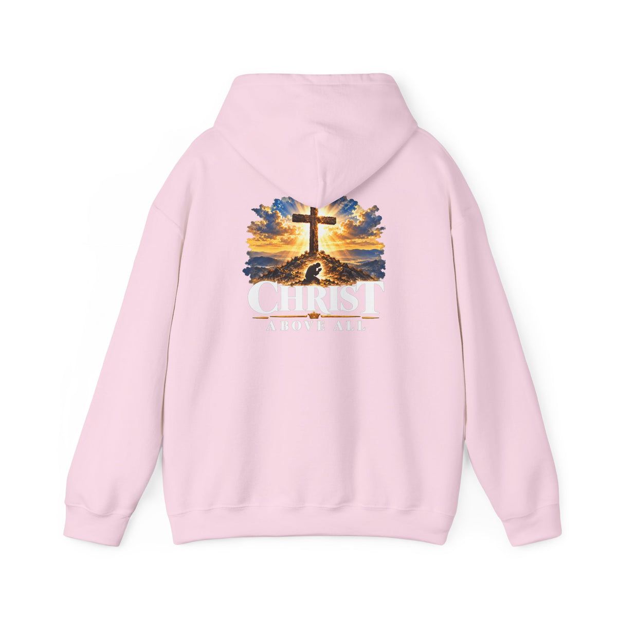 Christian Cross Sunset Faith Hoodie