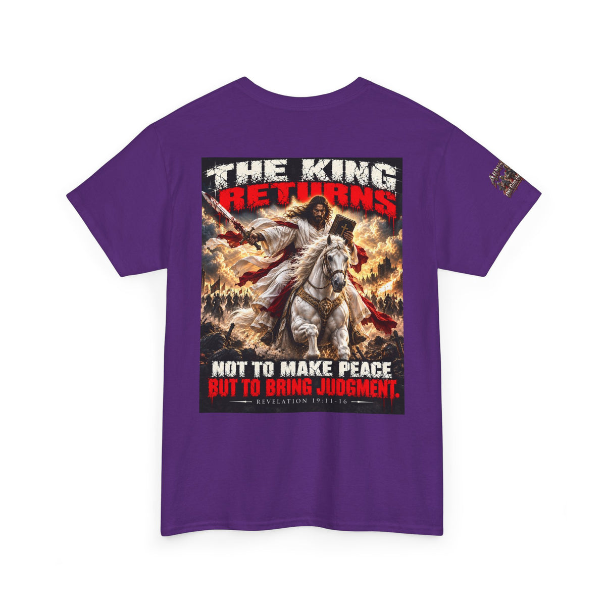 The King Returns Judgment Graphic Tee