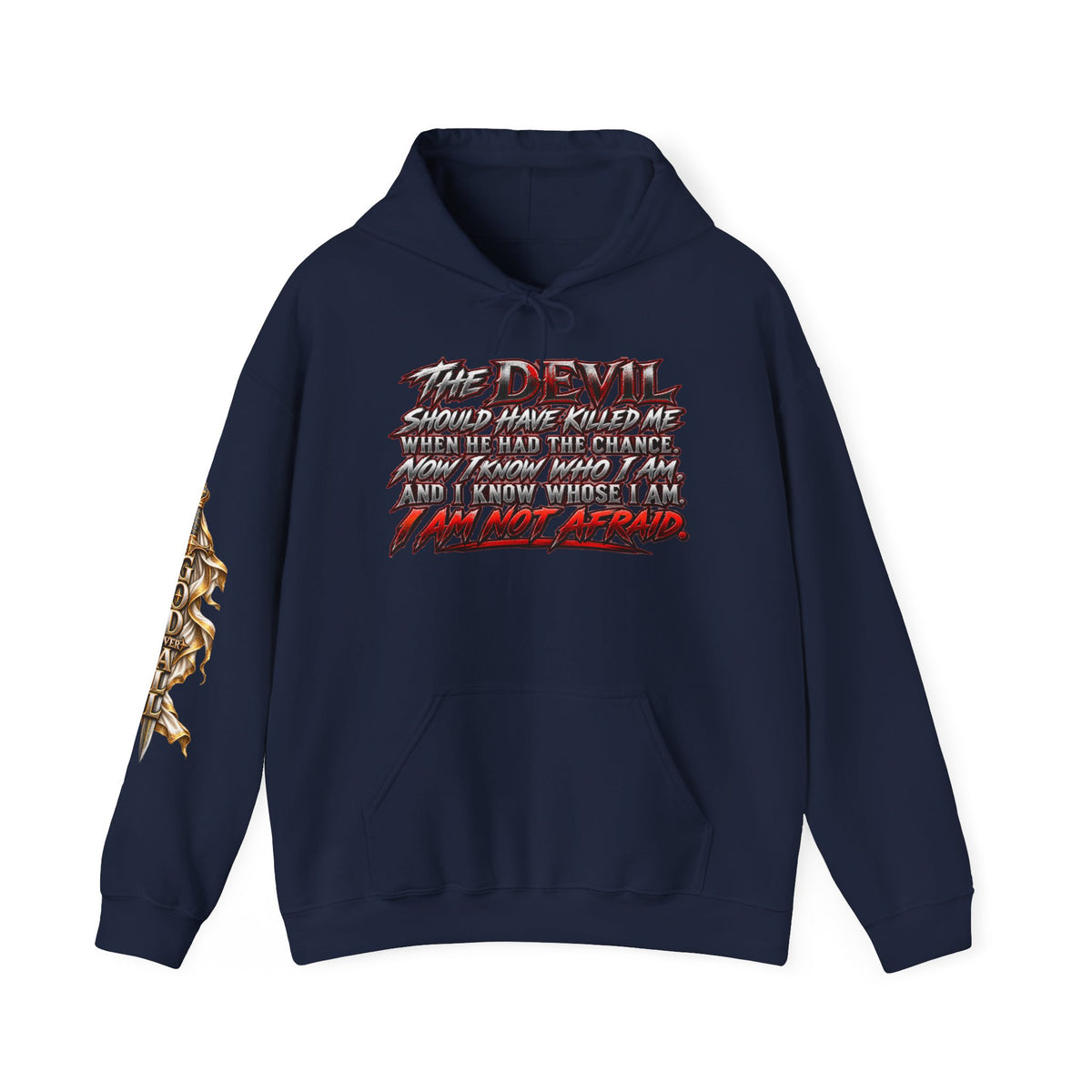 Every Knee Will Bow Christian Faith Hoodie