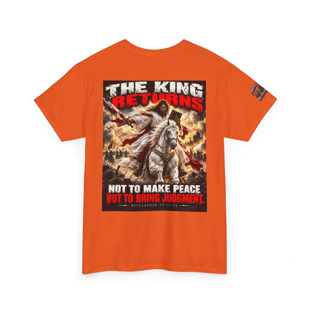 The King Returns Judgment Graphic Tee