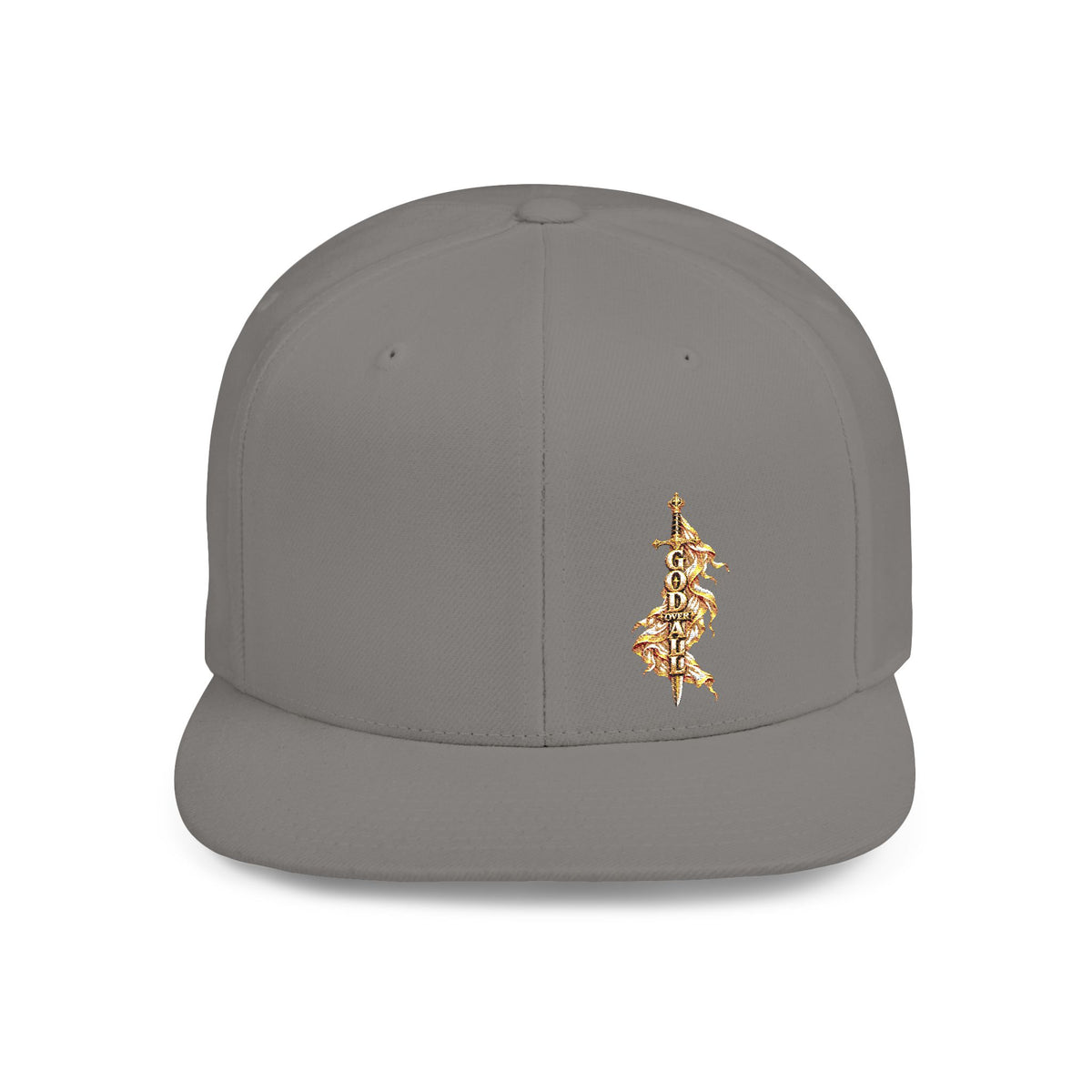 Gold Floral Snapback Hat