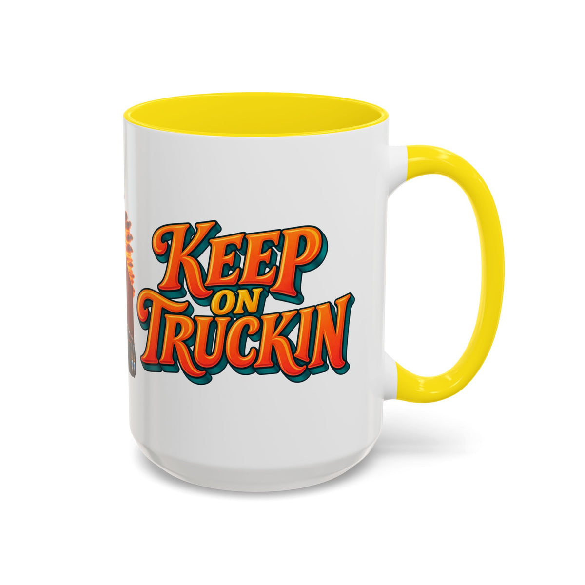 Keep On Truckin’ Semi-Truck 15oz Coffee Mug