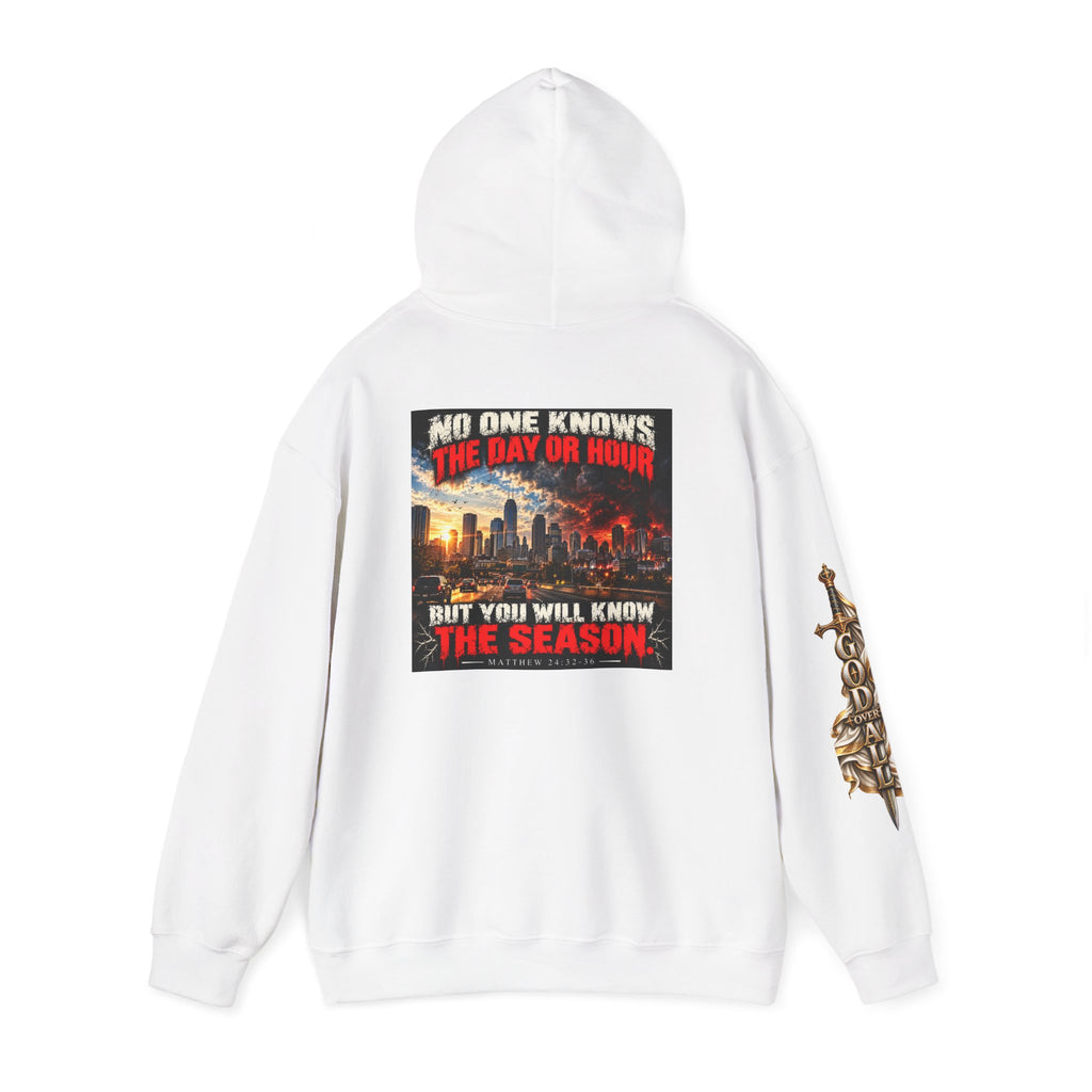 Apocalyptic Hoodie - "One God, One Salvation" Graphic Pullover