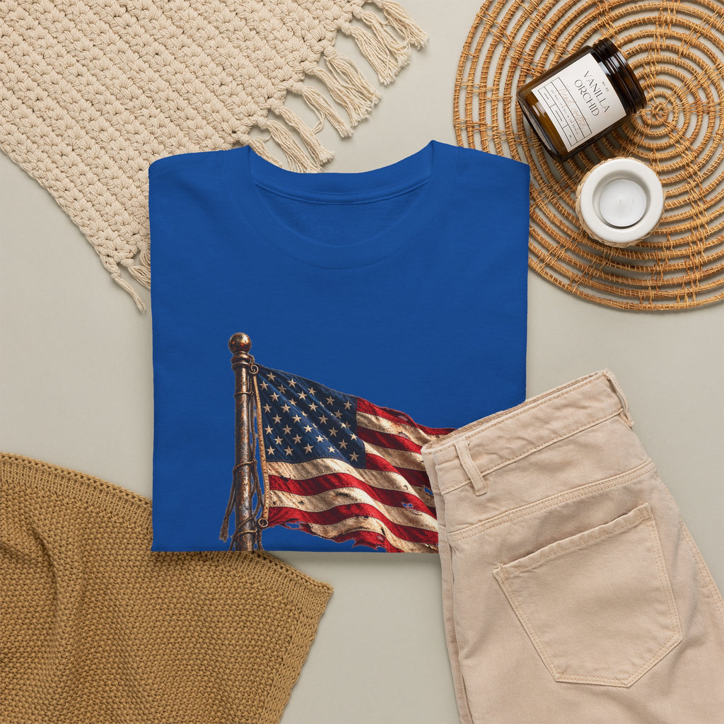 Still Standing American Flag T-Shirt