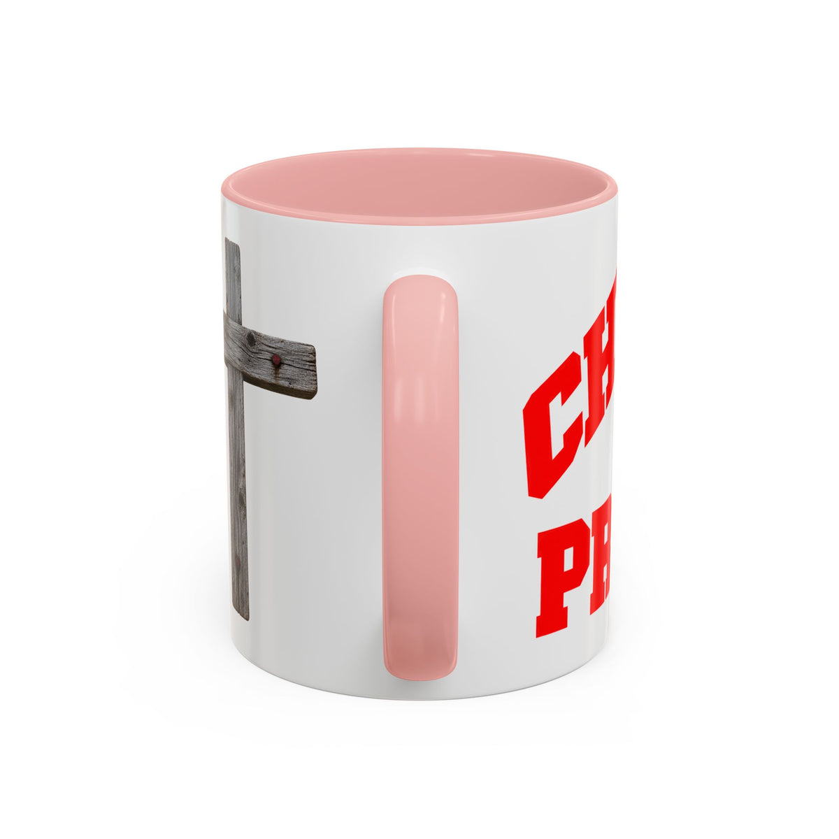Christian “Christian in Progress” Cross Coffee Mug