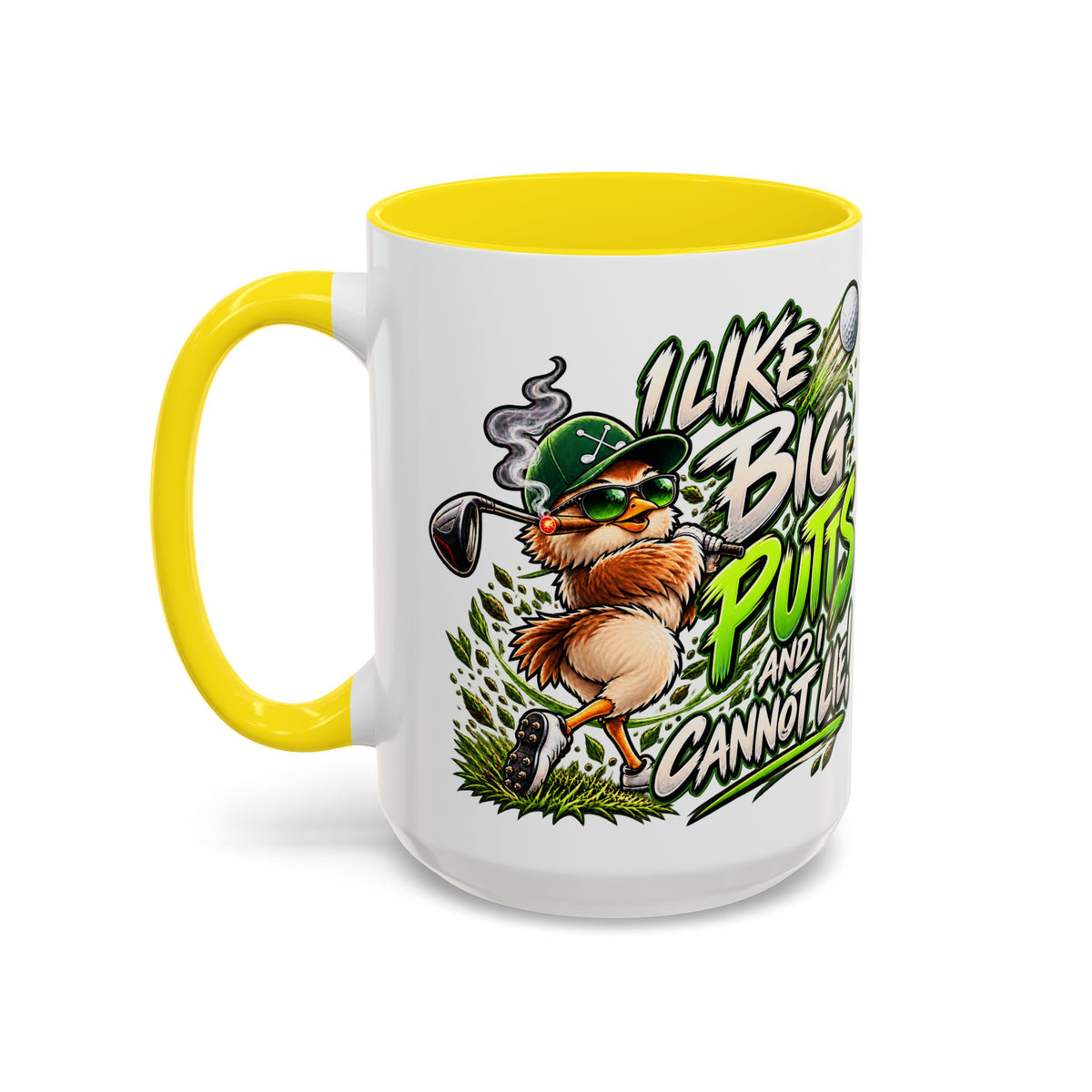 Golf Mug – “I Like Big Putt and I Cannot Lie” Golfer Gift
