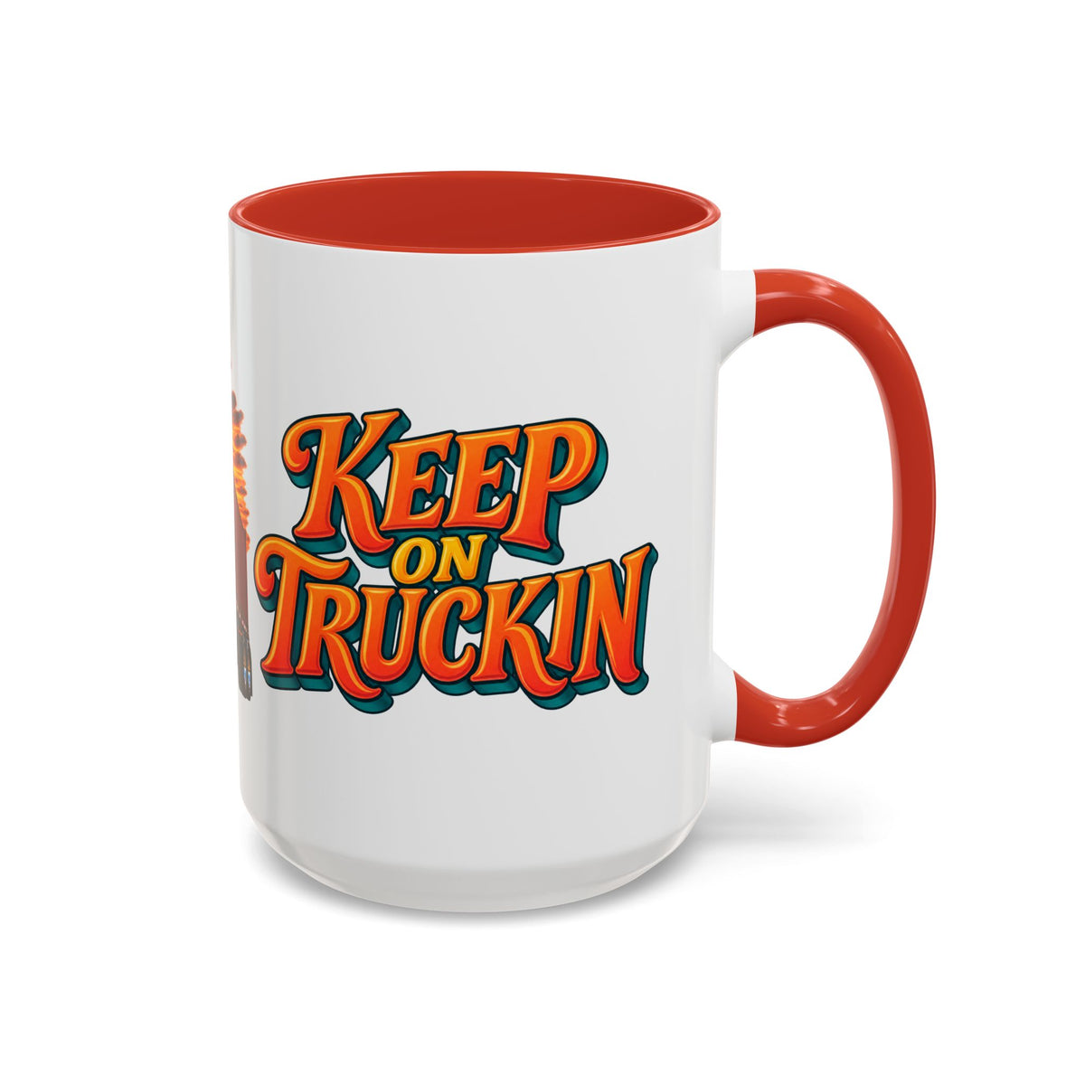 Keep On Truckin’ Semi-Truck 15oz Coffee Mug