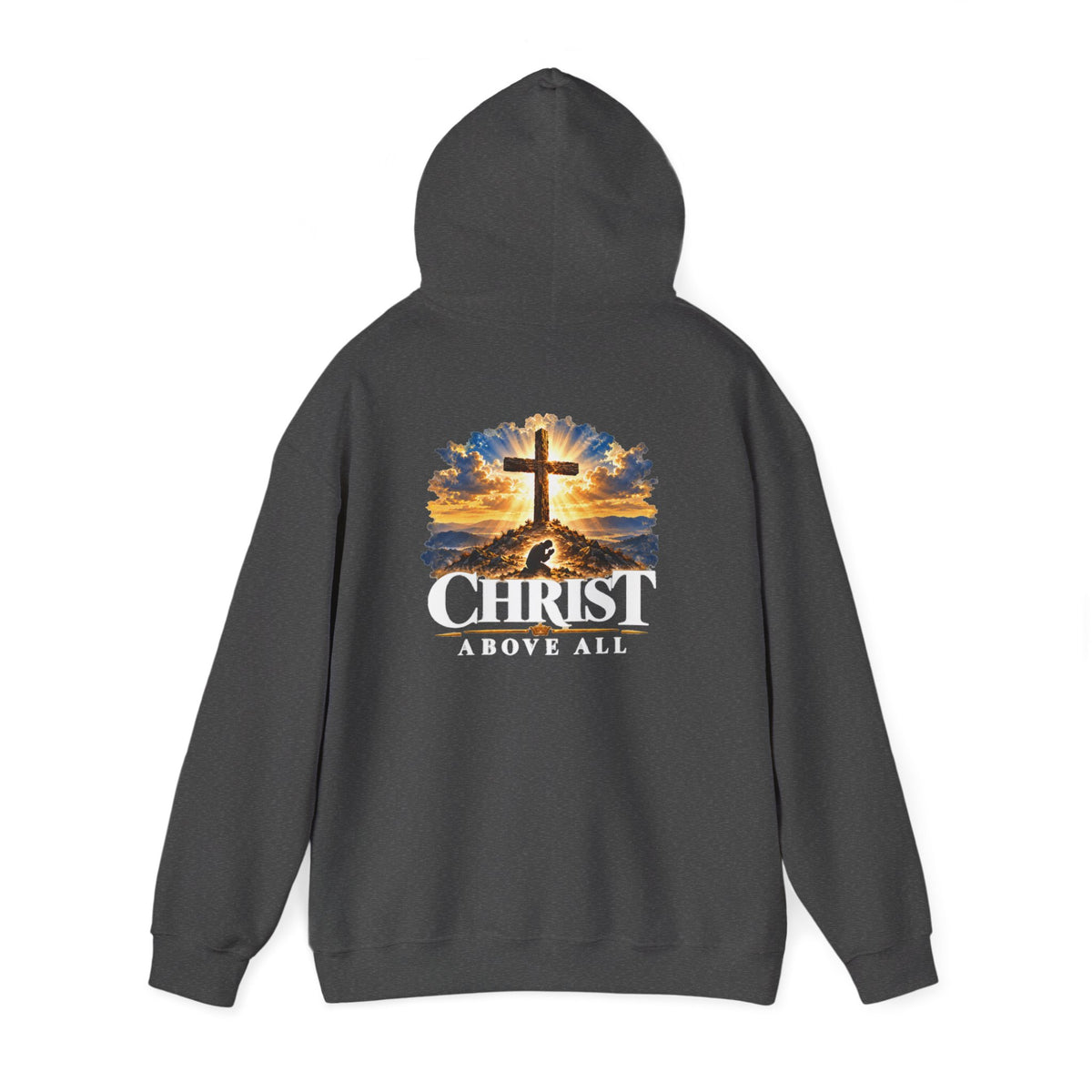Christian Cross Sunset Faith Hoodie
