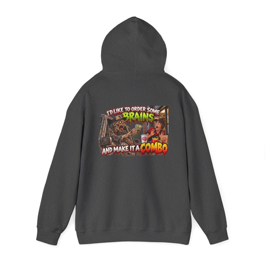 Brains Combo Meal — Officially Undead Zombie Hoodie