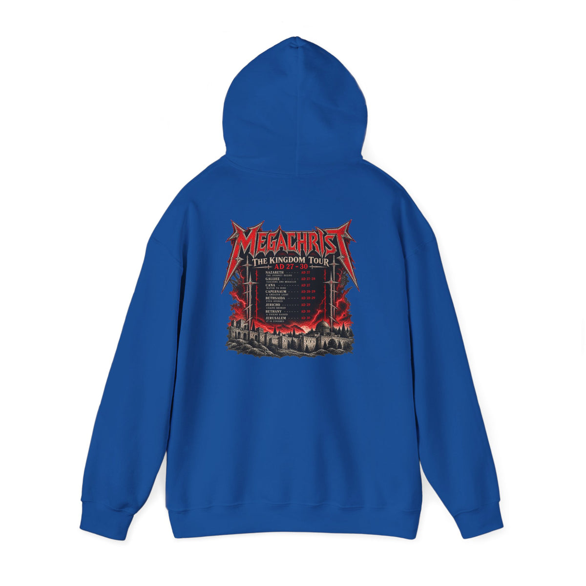 Megachrist The Kingdom Tour Christian Graphic Hoodie