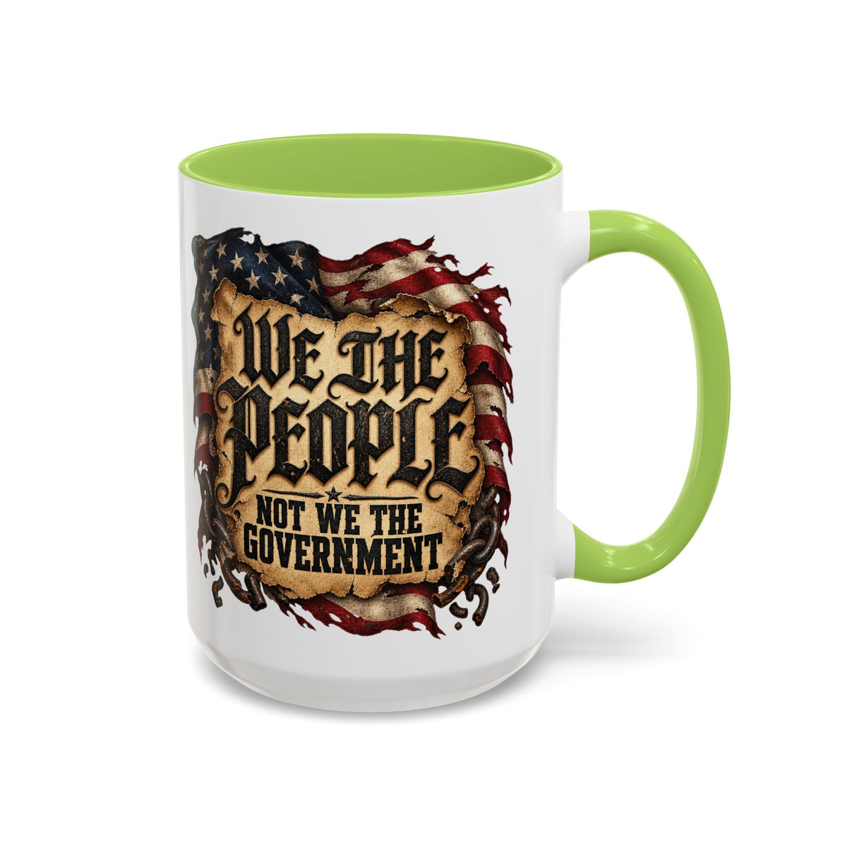 We the People Not We the Government Patriotic Coffee Mug