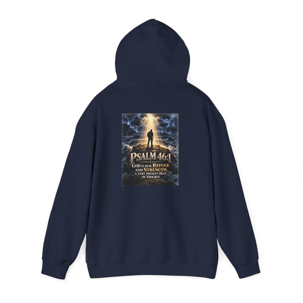 Psalm 46:1 Christian Bible Verse Hoodie
