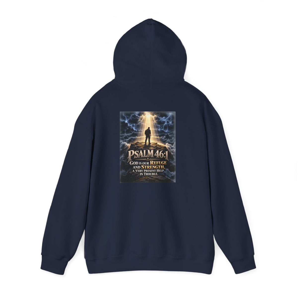 Psalm 46:1 Christian Bible Verse Hoodie