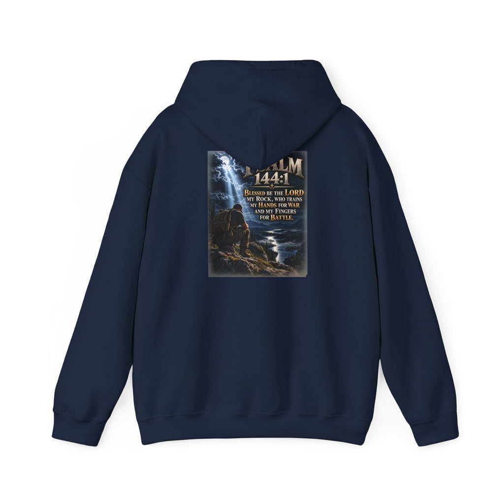 Psalm 144:1 Christian Scripture Hoodie