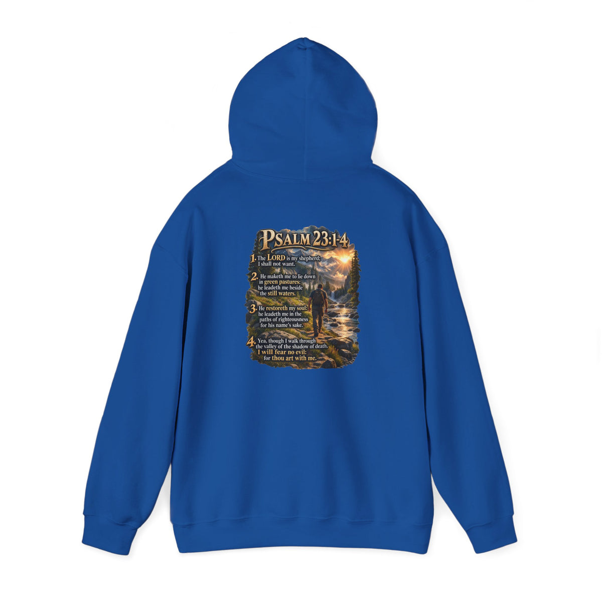 Christian Cross Scripture Hoodie