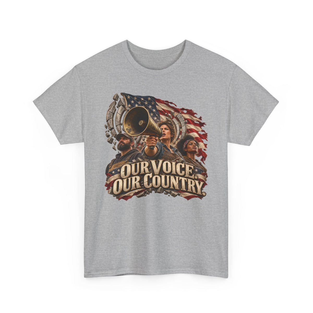 Our Voice Our Country Patriotic T-Shirt