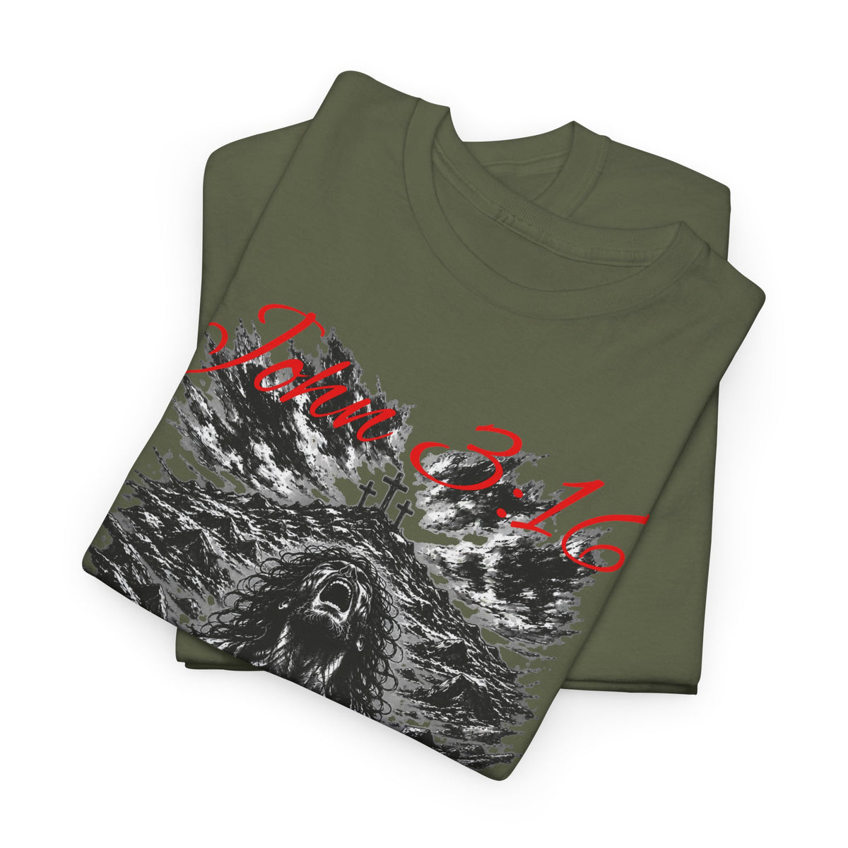 John 3:16 Jesus Christian Graphic T-Shirt