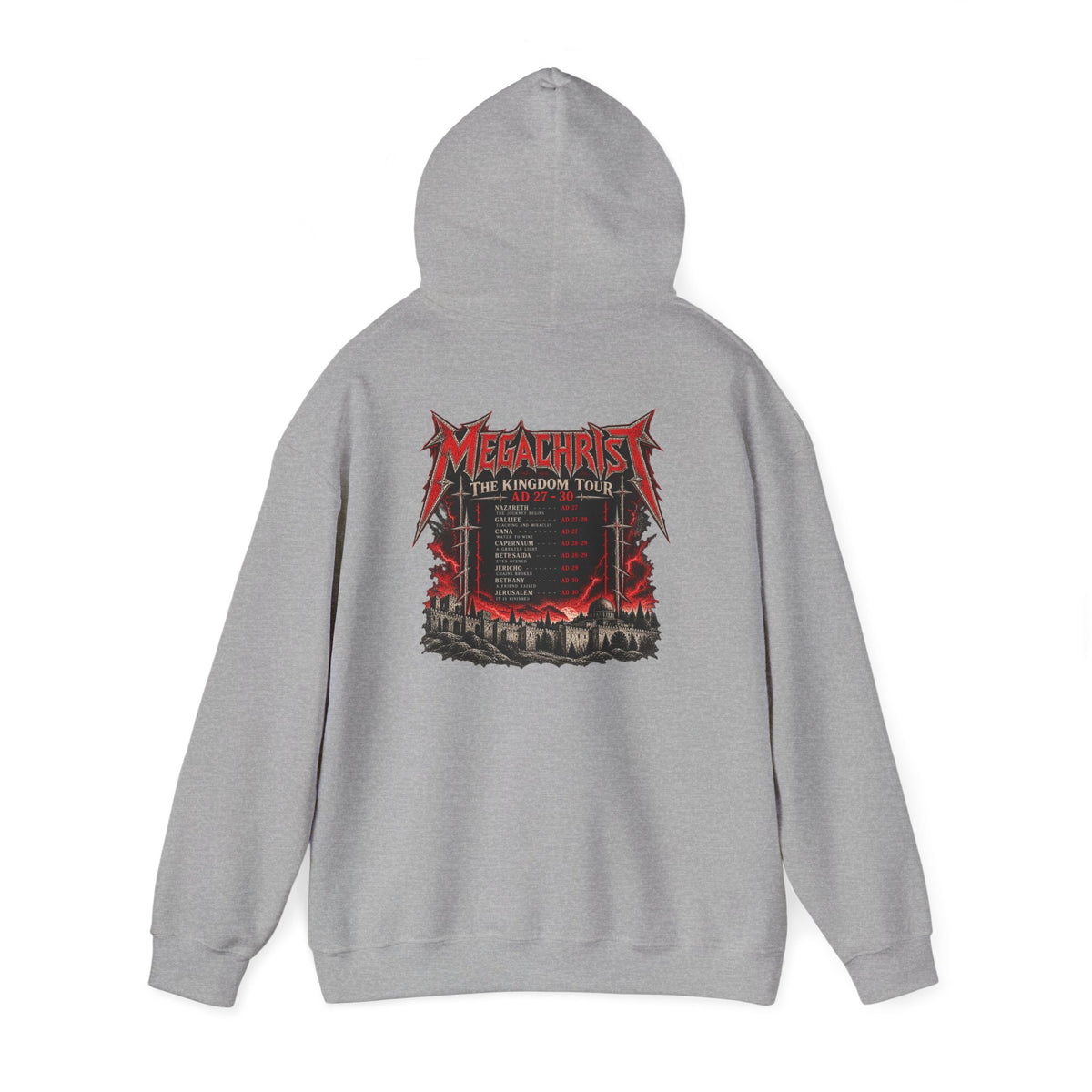 Megachrist The Kingdom Tour Christian Graphic Hoodie
