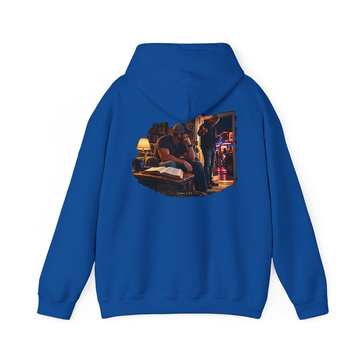 Faith at the Crossroads Christian Graphic Hoodie