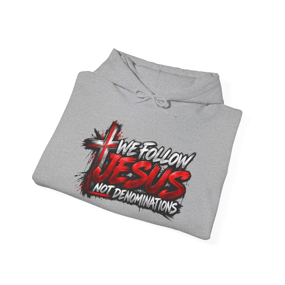 We Follow Jesus Christian Faith Hoodie