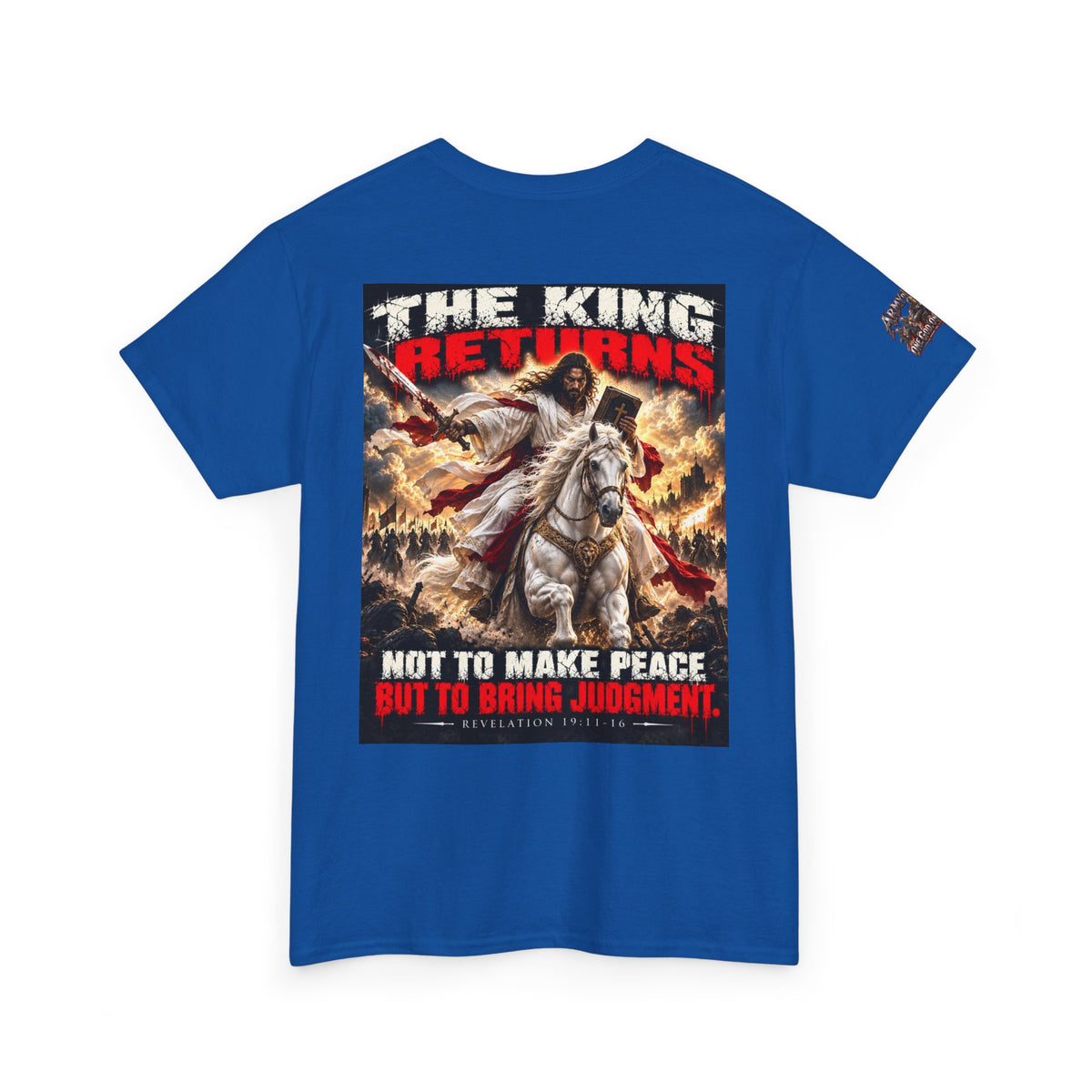 The King Returns Judgment Graphic Tee
