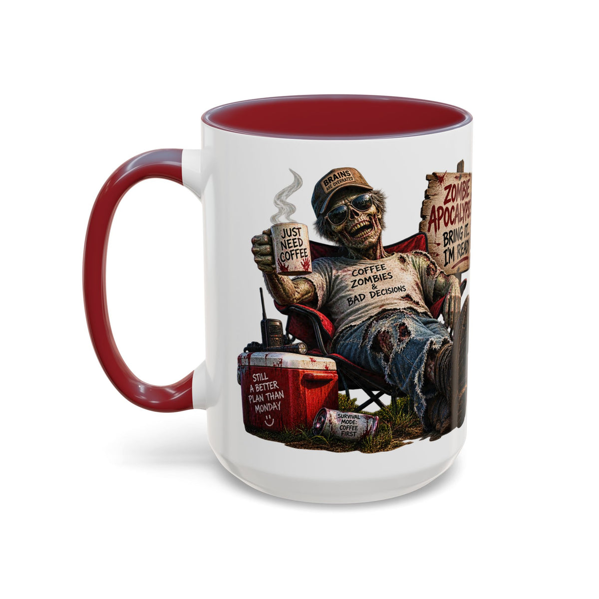 Zombie Apocalypse Survival Checklist Coffee Mug