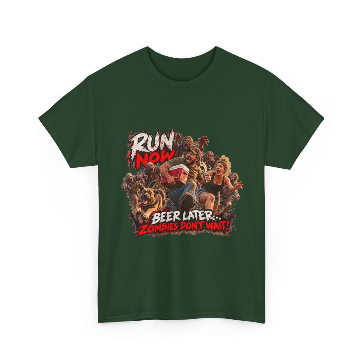 Run Now, Beer Later Zombie Run T-Shirt