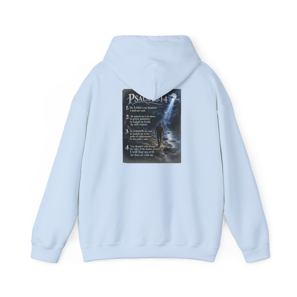 Psalm 23:1–4 Moonlit Scripture Hoodie