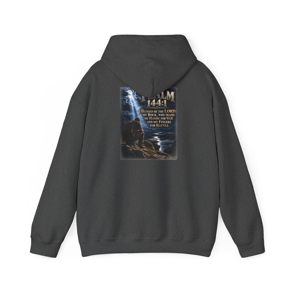 Psalm 144:1 Christian Scripture Hoodie