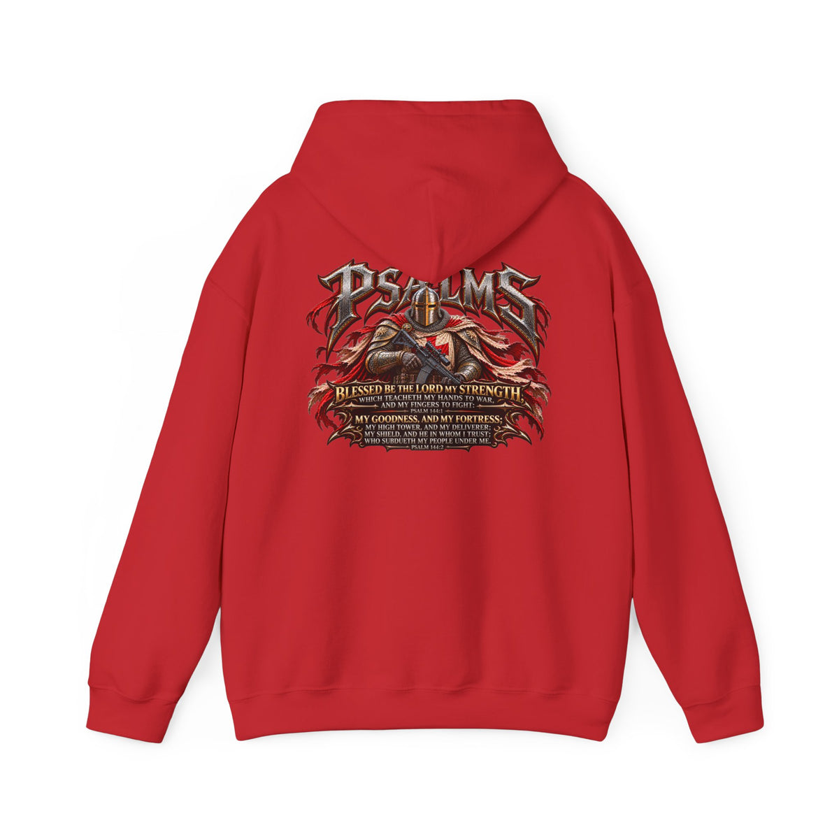 Army of God — Psalm 144 Christian Warrior Hoodie