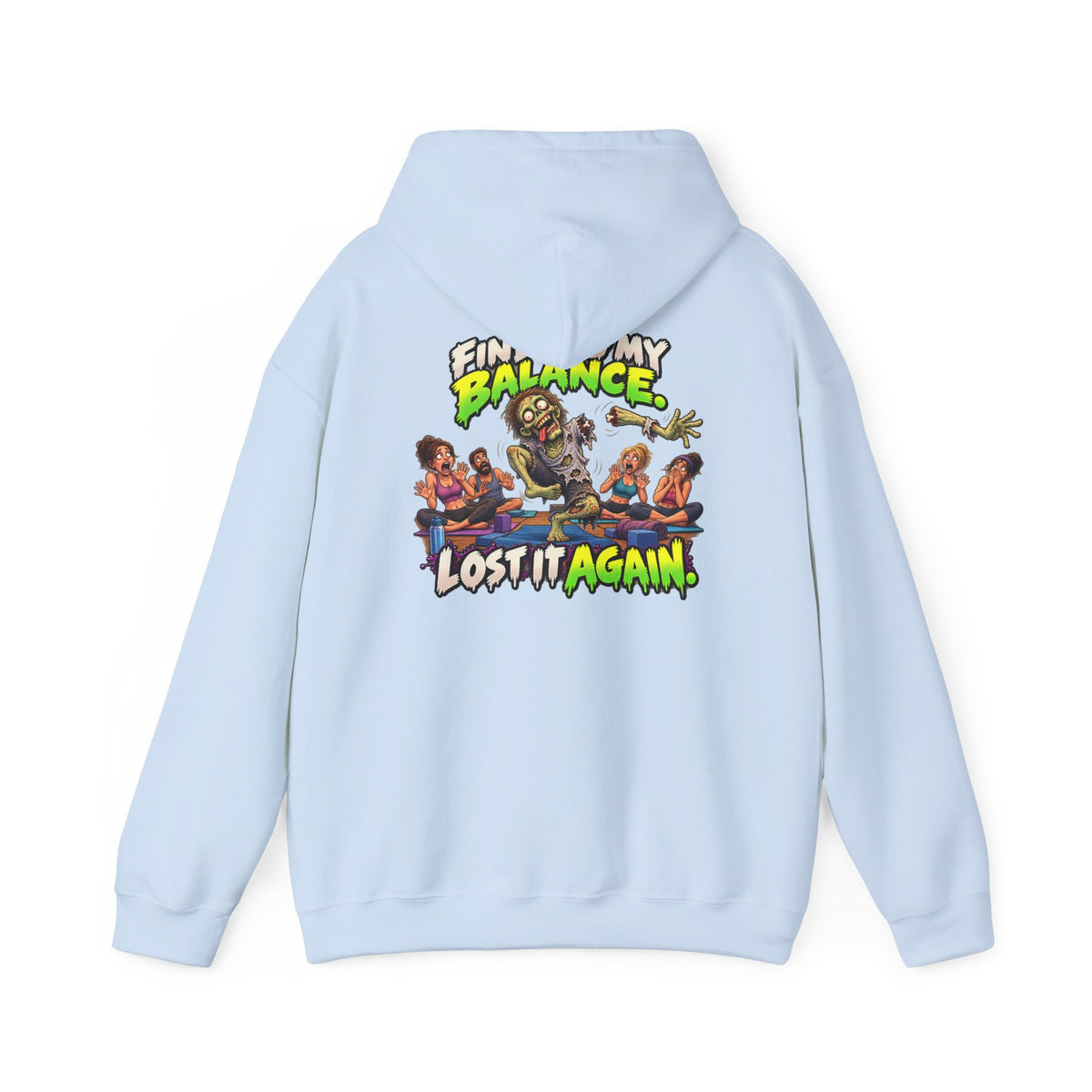 Finding My Balance — Officially Undead Zombie Hoodie