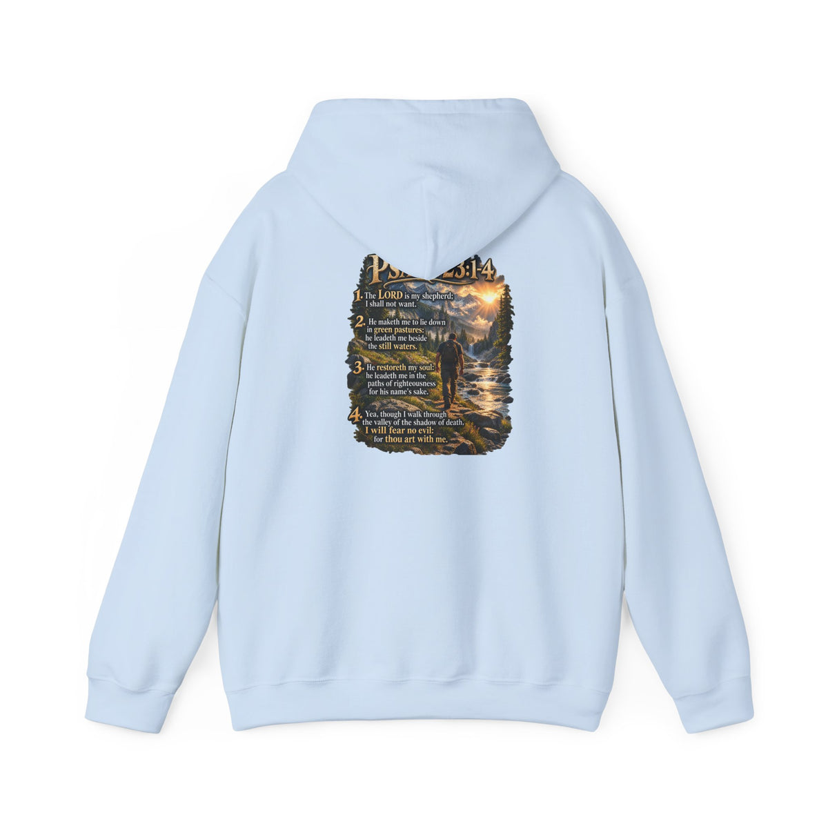 Christian Cross Scripture Hoodie