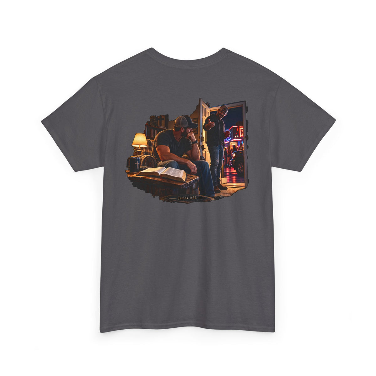 Faith at the Crossroads Christian Graphic T-Shirt