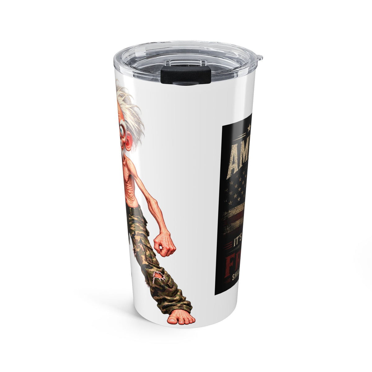 Second Amendment 20oz Tumbler Patriotic Gun Rights Travel Cup