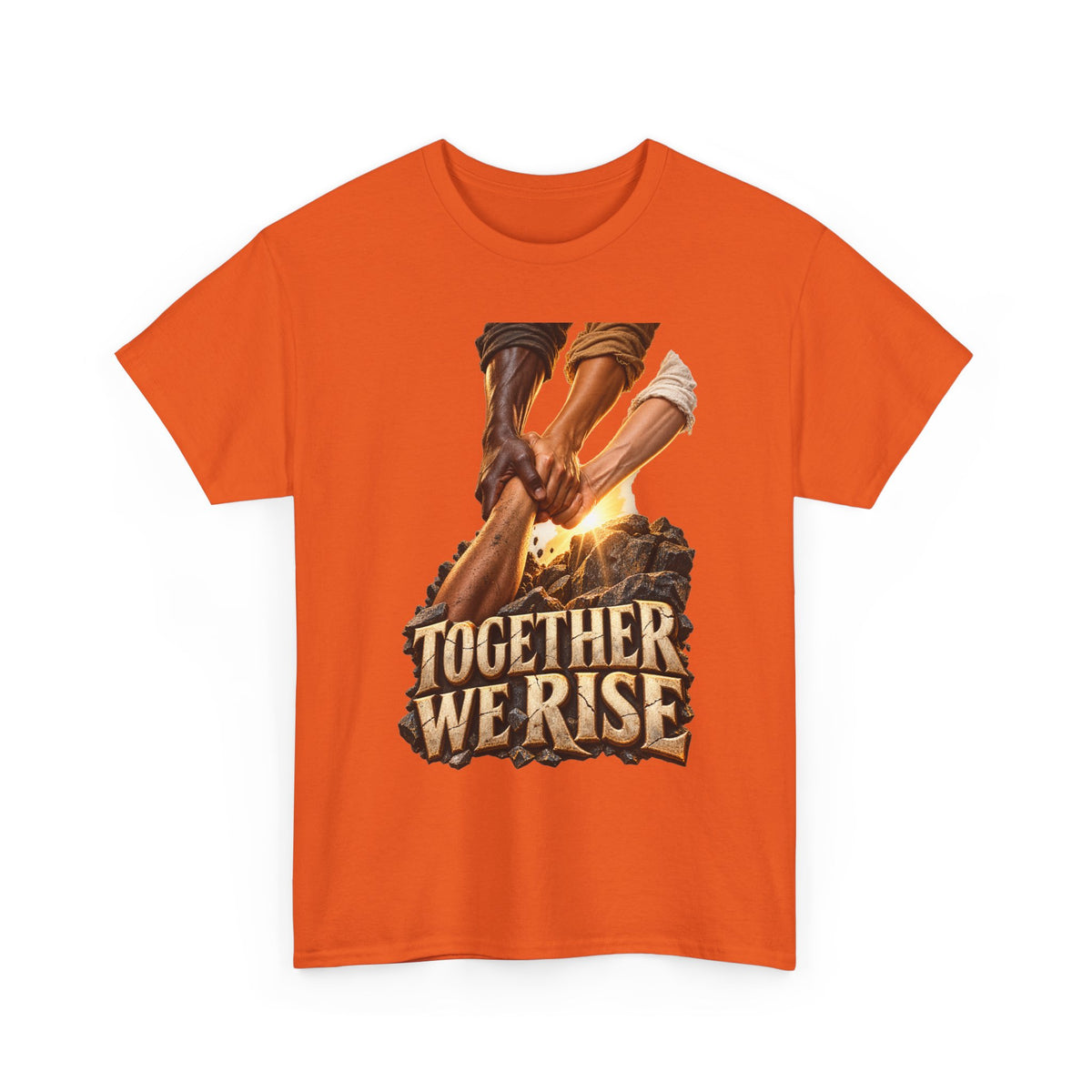 Together We Rise Inspirational Unity T-Shirt