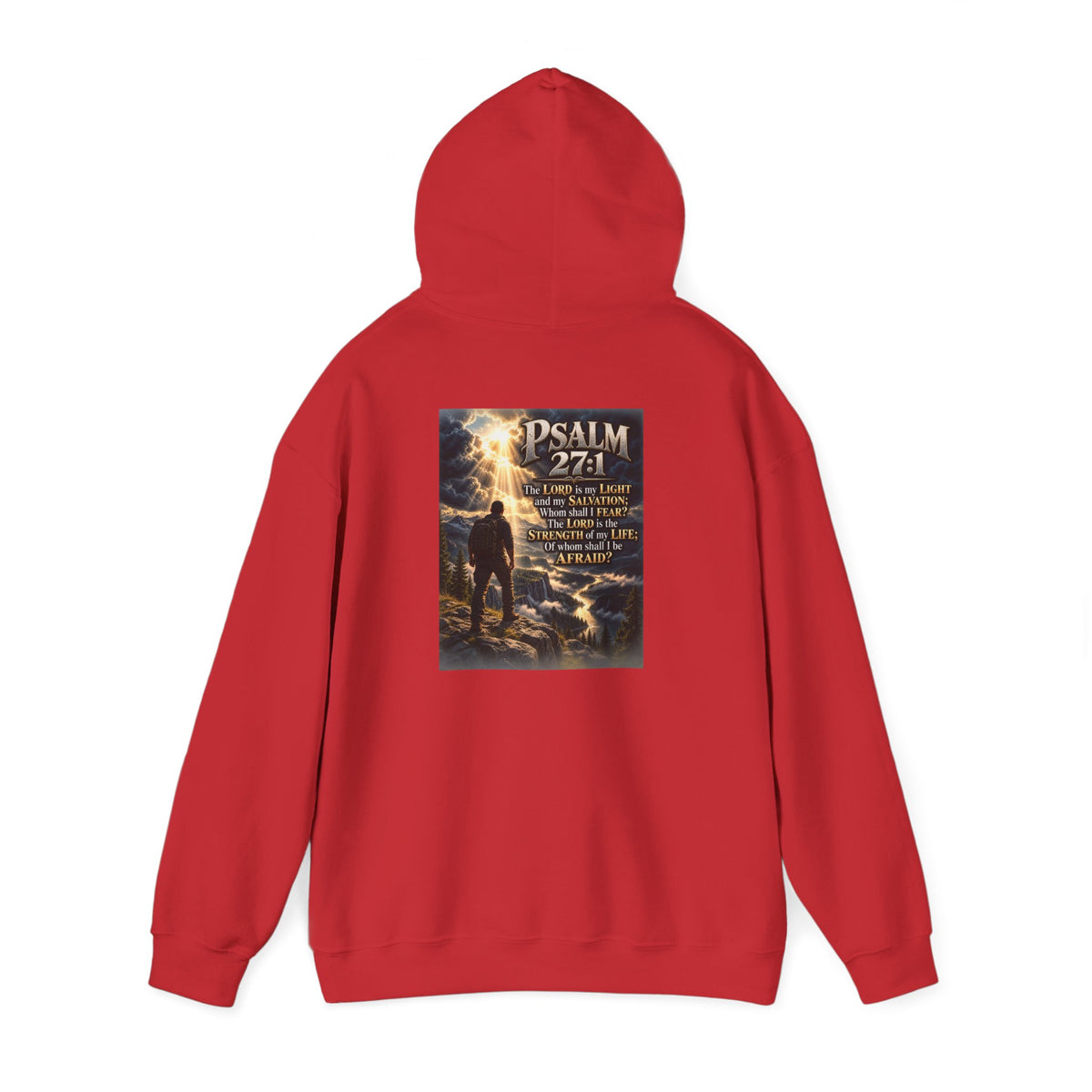 Psalm 27:1 The Lord Is My Light Christian Hoodie