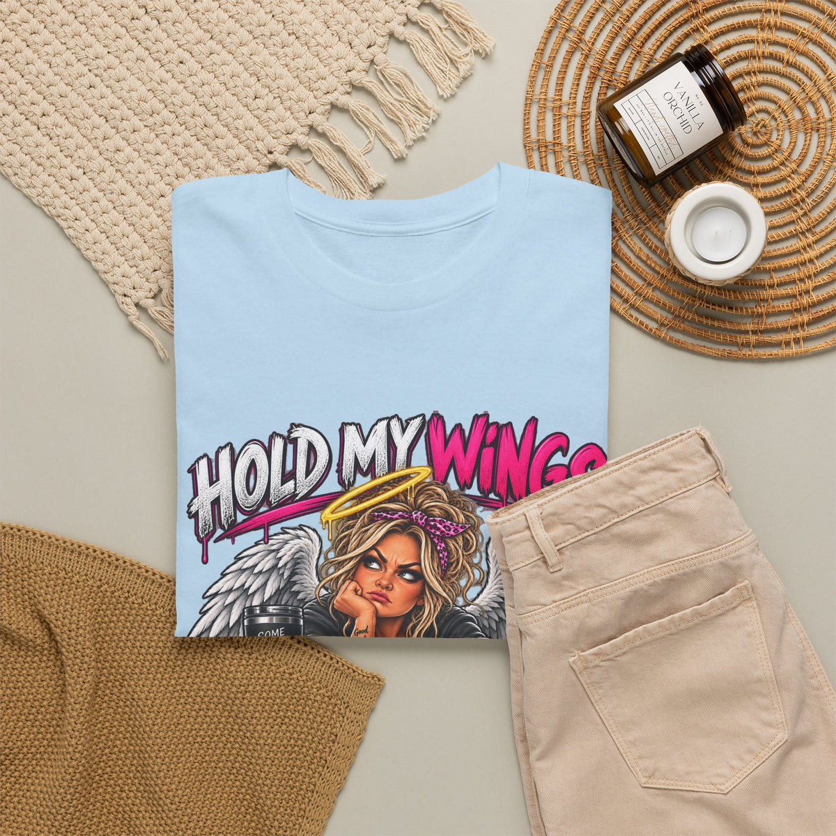 Hold My Wings Angel Graphic T-Shirt
