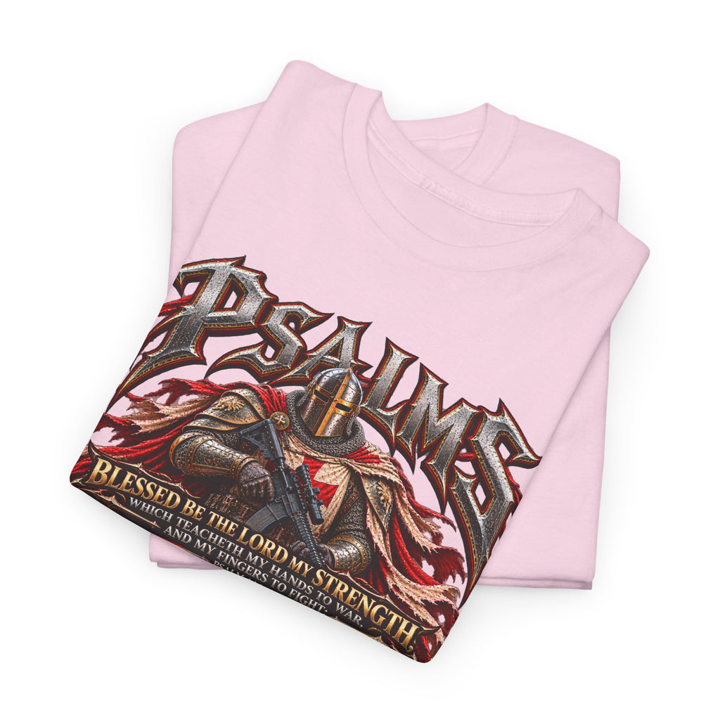 Psalm 144 Christian Warrior T-Shirt