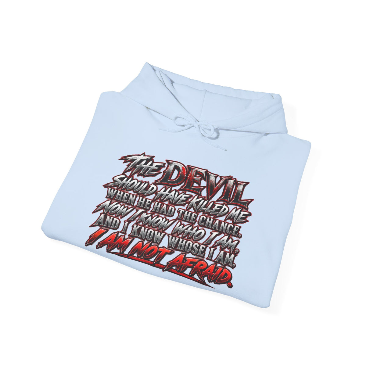 Hoodie - "The Devil and The One Choice" Graphic Pullover