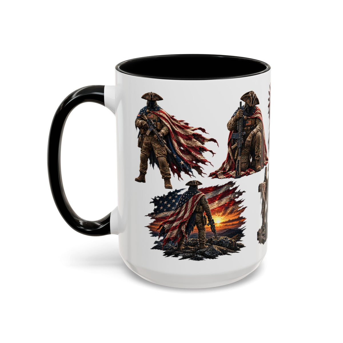 Patriotic Western Warrior Coffee Mug
