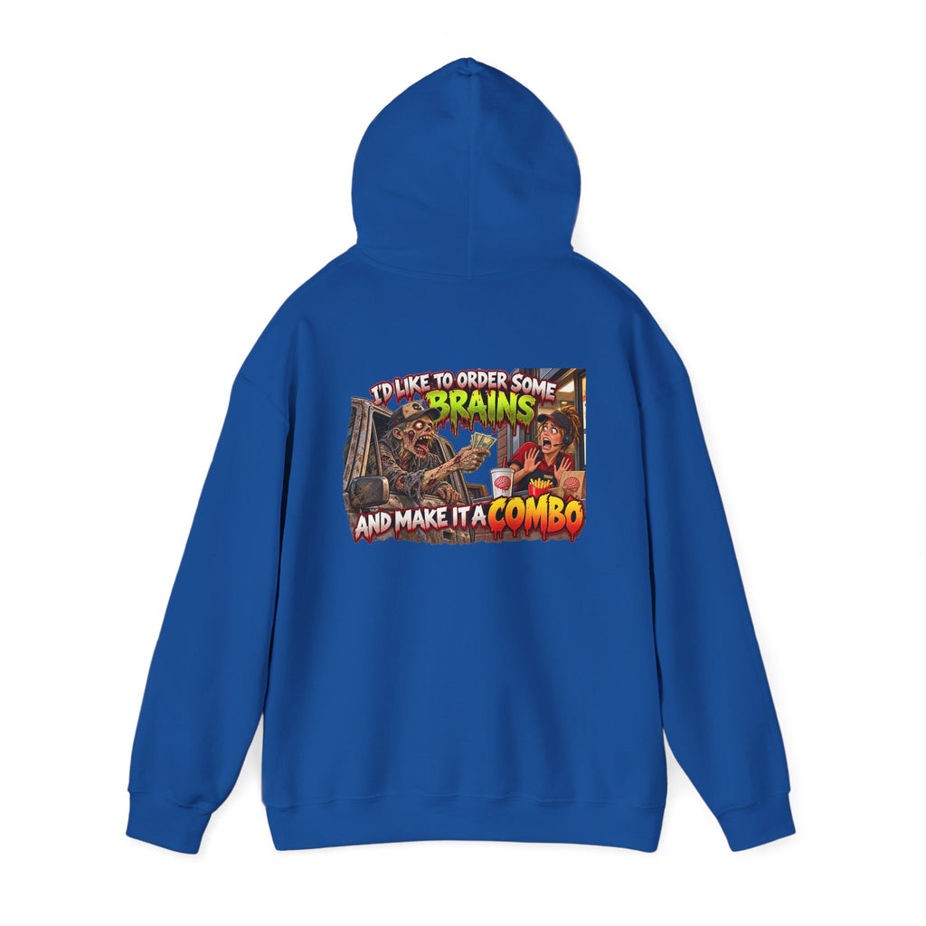 Brains Combo Meal — Officially Undead Zombie Hoodie