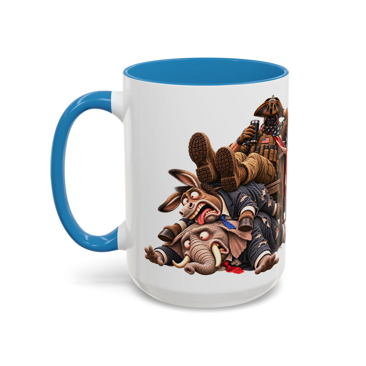 Lieutenant Patriot Political Satire 15oz Coffee Mug