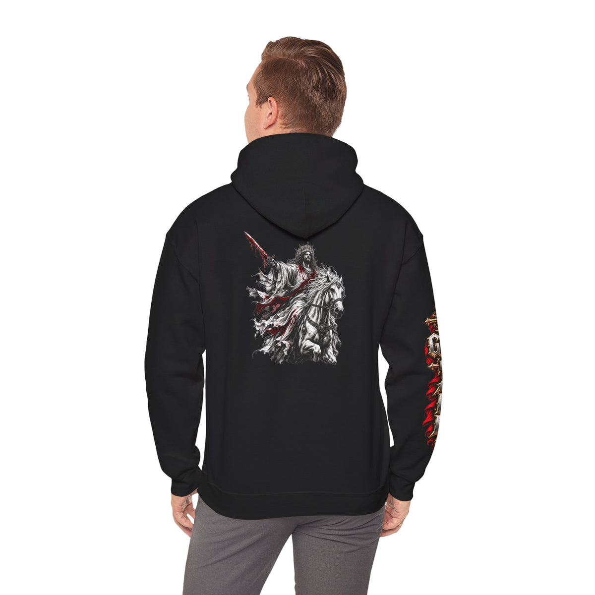 He Is Coming Soon Christian Hoodie – Front, Back & Sleeve Design